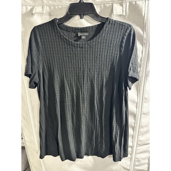 Bundle Of 2 J. Jill Wearever Collection Top Size MT Pink Black Waffle Textured‎ - Picture 2 of 10